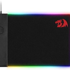 REDRAGON P025 RGB GAMING MOUSE PAD WITH WIRELESS CHARGER