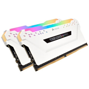 Corsair VENGEANCE® RGB PRO 16GB (2 x 8GB) DDR4 DRAM 3600MHz C18 Memory Kit — White