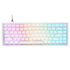 Skyloong SK84 80% Mechanical Fully Programmable RGB Keyboard | ABS White | Brown Switches