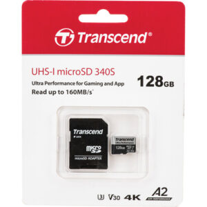 Transcend 340S 128GB Micro SD Memory Card
