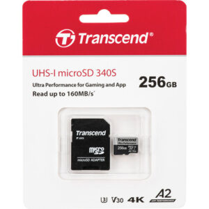 Transcend 340S 256GB Micro SD Memory Card