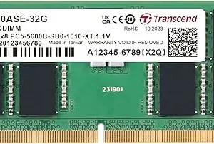 Transcend 32GB 5600MHz DDR5 Laptop