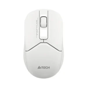 A4Tech Fstyler FB12S Dual-Mode Bluetooth & 2.4G Wireless Silent Click Mouse White