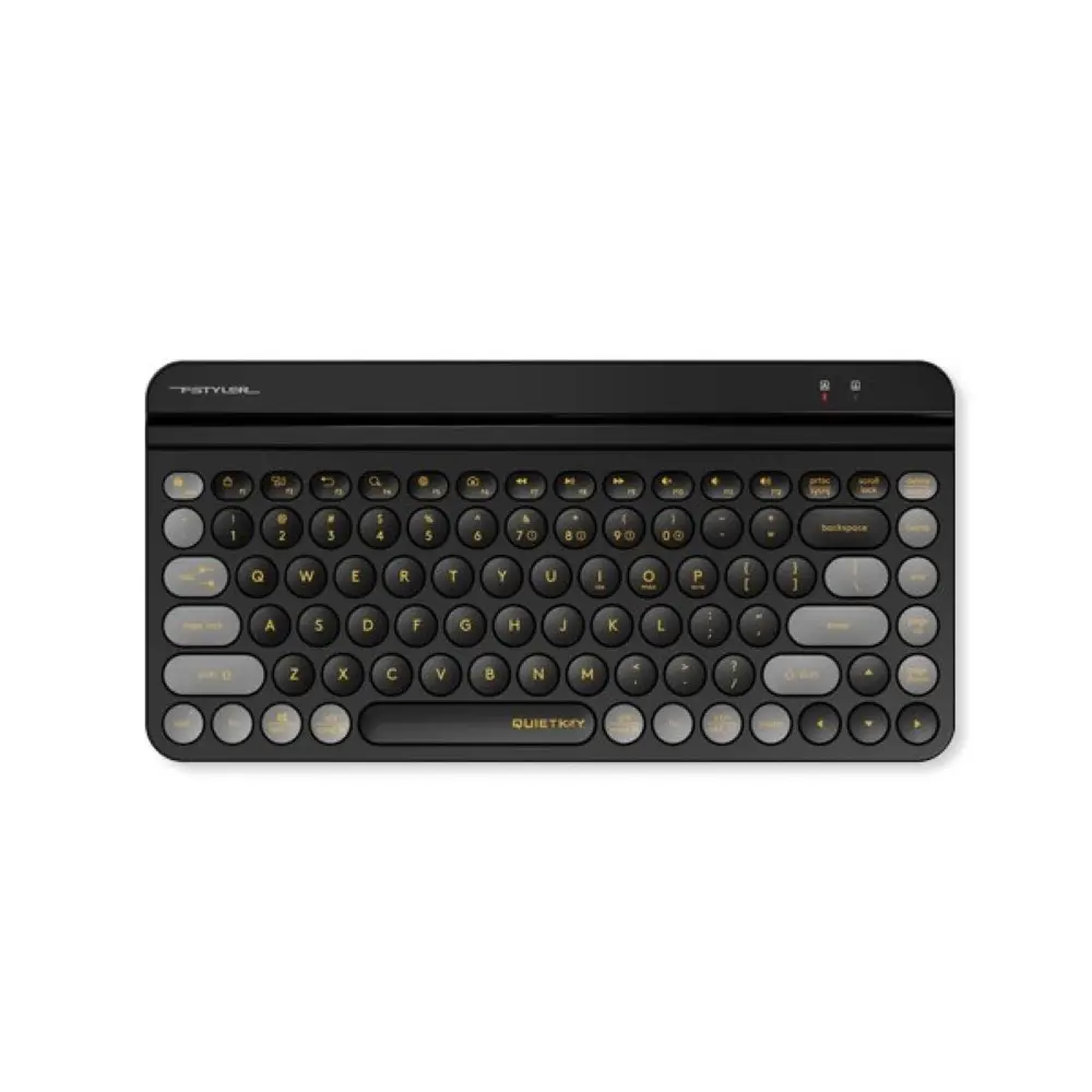 A4Tech Fstyler FBK30 Bluetooth & 2.4G Wireless Quiet Key Keyboard - Blackcurrant