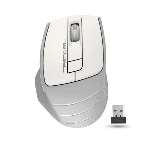 A4tech FG30S Fstyler Wireless Silent Click Mouse USB – White