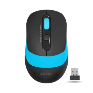 A4tech FG10S Fstyler 2.4G Wireless Silent Click Mouse USB – Blue