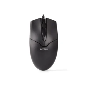 A4Tech OP-550S Silent Click Wired USB Mouse Black